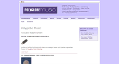 Desktop Screenshot of polyglobemusic.at